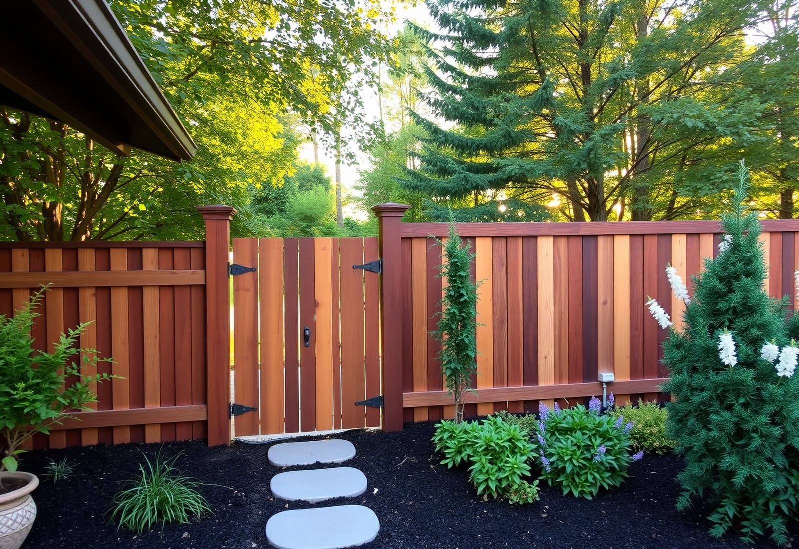 Backyard fence renewal